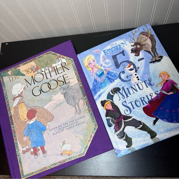 mother goose Other - Disney Frozen 5-Minute Stories & The Original Mother Goose Book Bundle of 2